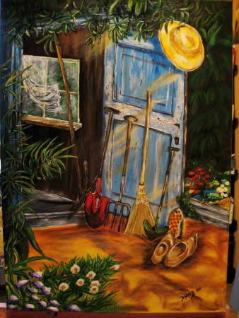 "Frühlingserwachen"      70 x 50 cm 