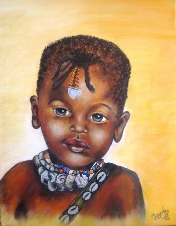 "Pili" (der Zweitgeborene)  60 x 80 cm  - unverkäuflich !!