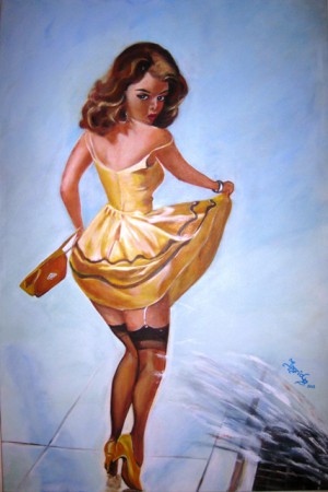 "Hoppala" 100 x 80 cm