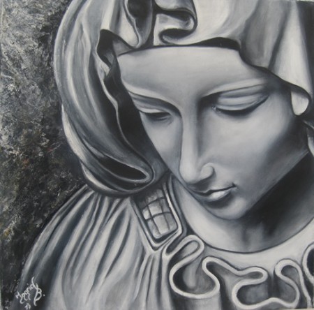 "Mutterliebe"_Rom_Öl_50 x 50 cm