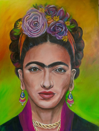 „Frida“ _ 80 x 100 cm _ Acryl