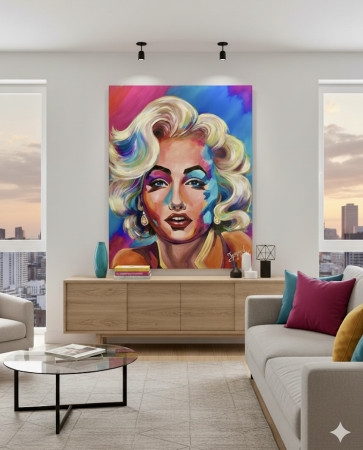 "Marilyn "_80 x 100 cm_Acryl