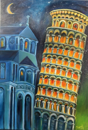 "Das Leuchten im Stillen"_90 x 80 cm_ Acryl auf Leinwand