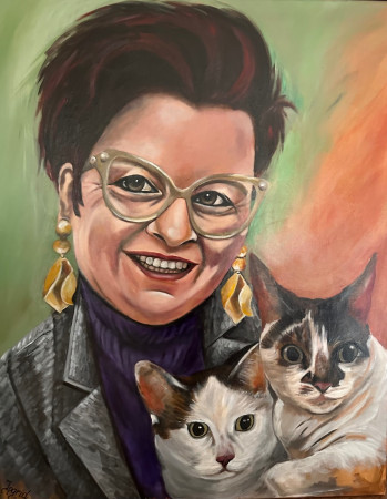 "Natascha"_80 x 100 cm_Acryl_Auftragsarbeit